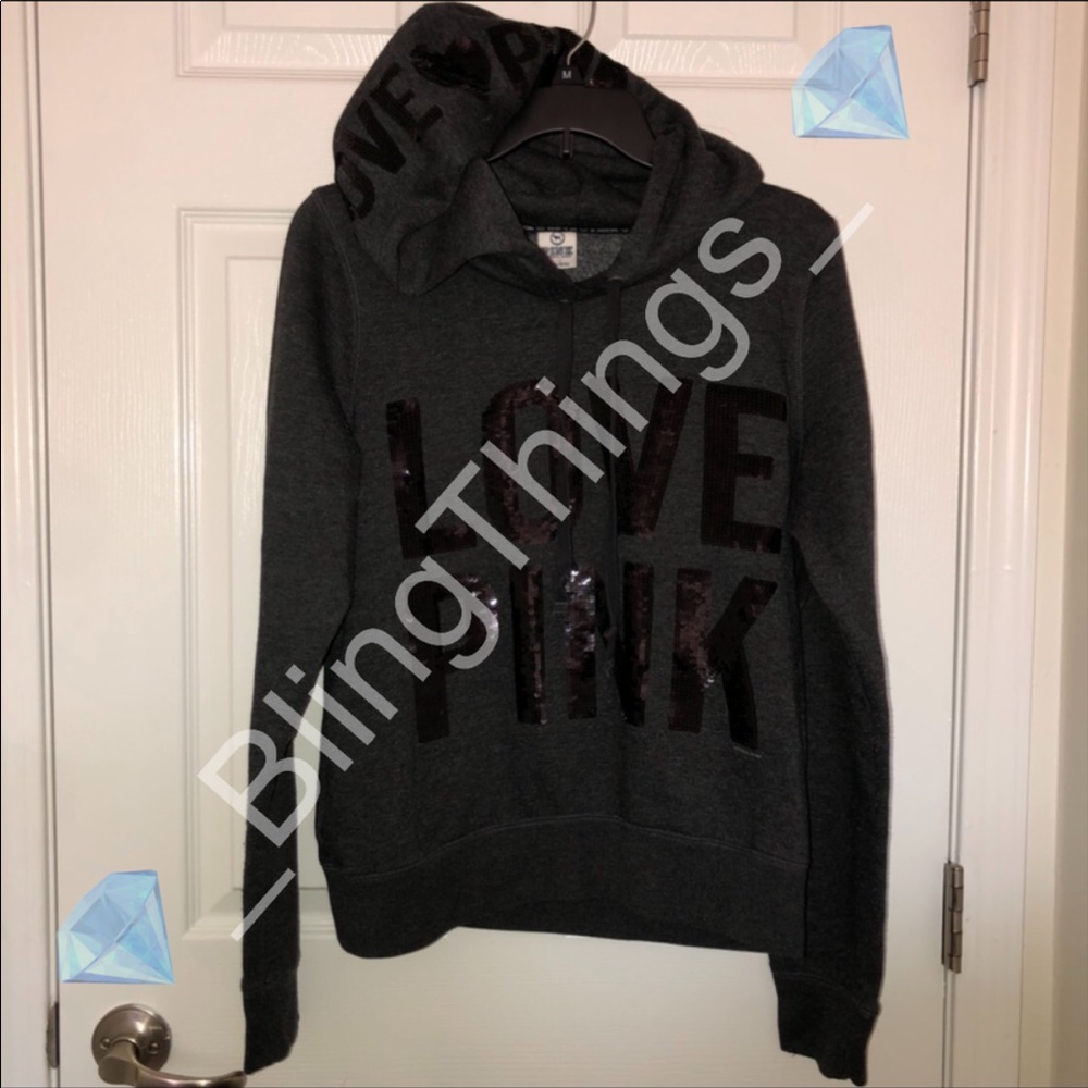 💎Rare Vintage VS PINK Bling Hoodie💎